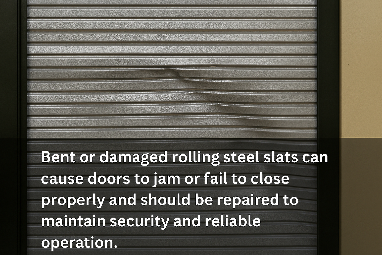 Damaged Rolling Steel Slats2